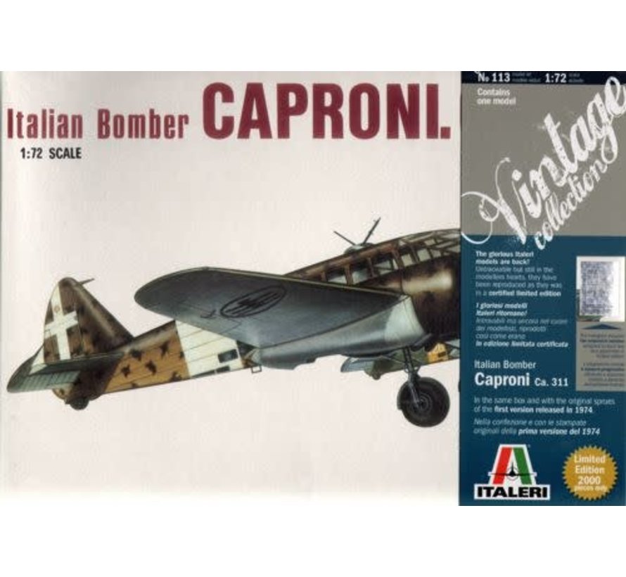 Caproni CA311 1:72 Limited edition-2000 Pieces**Discontinued**