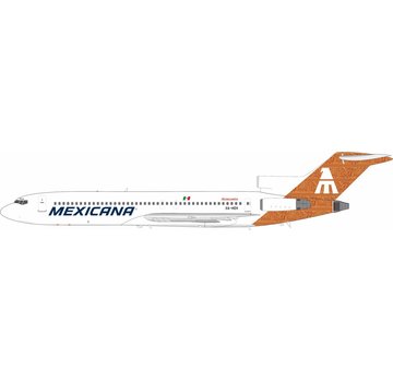InFlight B727-200 Advanced Mexicana orange tail XA-HOV 1:200 with stand