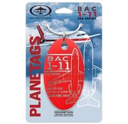 PlaneTags BAC -111  N1550 Red