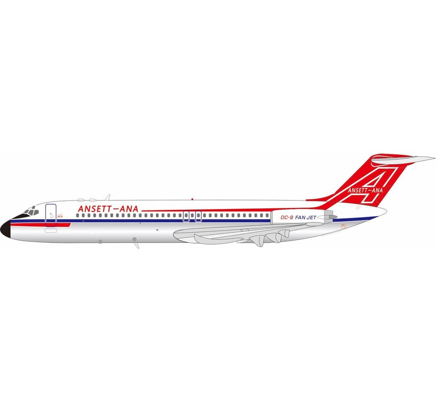 DC9-31 Ansett ANA VH-CZB 1:200 with stand +preorder+