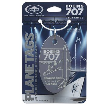 PlaneTags Boeing 707-330 - PlaneTags Tail #N88ZL - Dark Grey