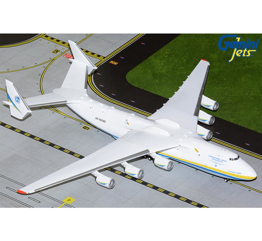 An225 Mriya Antonov Airlines UR-82060 yellow blue final livery 1:200