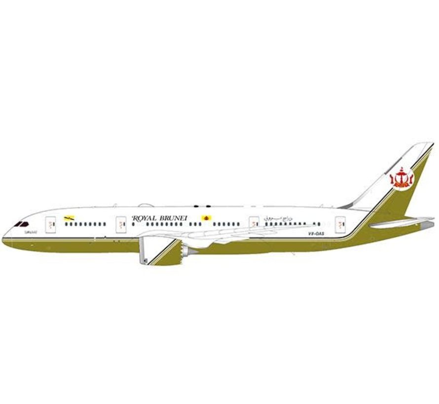 B787-8 BBJ Dreamliner BBJ Brunei Sultan's Flight V8-OAS 1:400