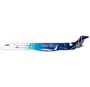 JC Wings CRJ900 SAS Scandinavian Airlines Nordica livery ES-ACG 1:200 with stand