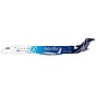 CRJ900 SAS Scandinavian Airlines Nordica livery ES-ACG 1:200 with stand