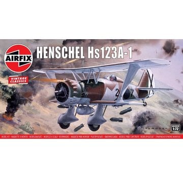 Airfix Henschel Hs-123A-1 1:72 Vintage Classic re-issue