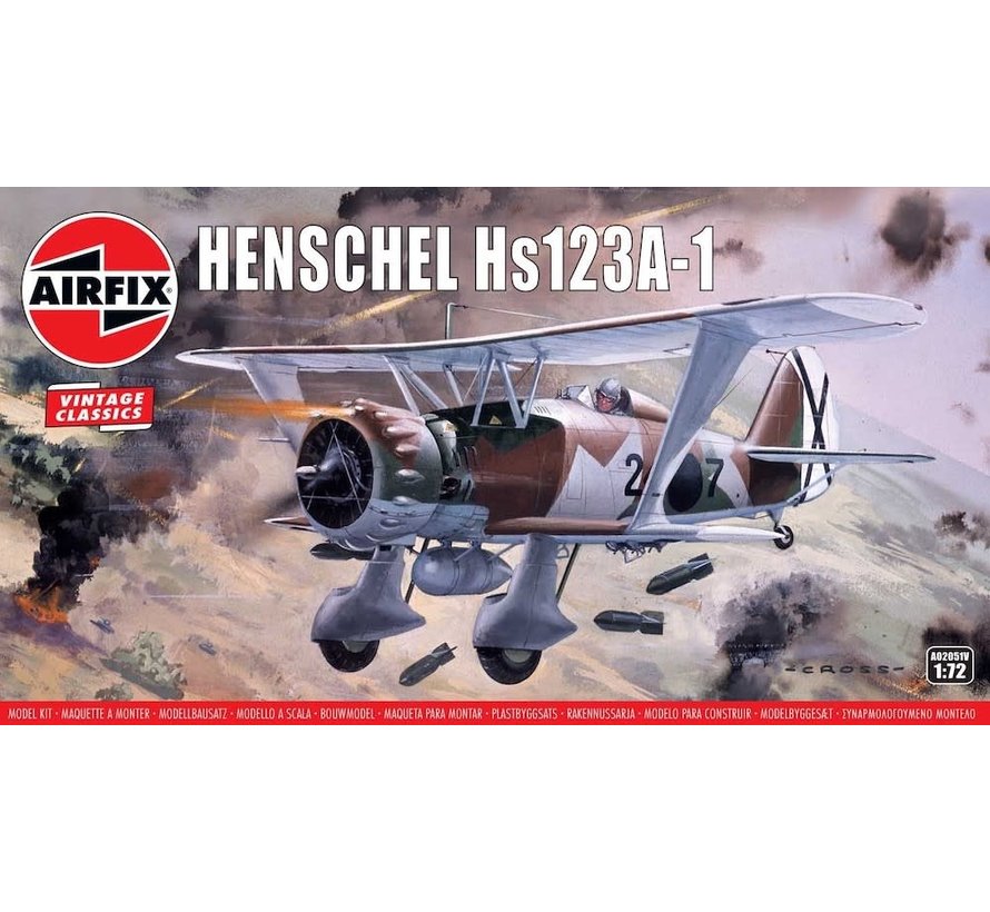 Henschel Hs-123A-1 1:72 Vintage Classic re-issue