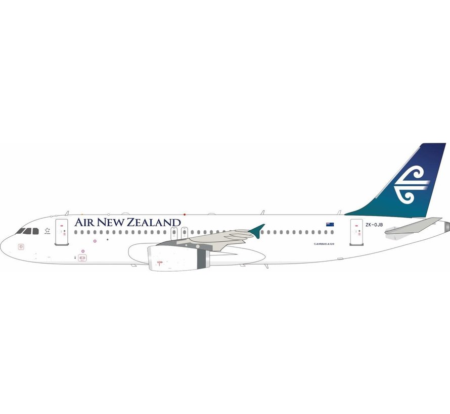 A320 Air New Zealand old livery white fuselage ZK-OJB 1:200 +preorder+