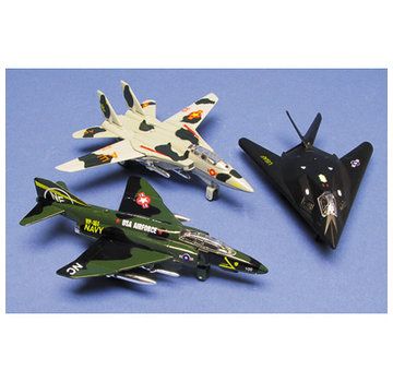 F117 Stealth Fighter Pullback Diecast 6"