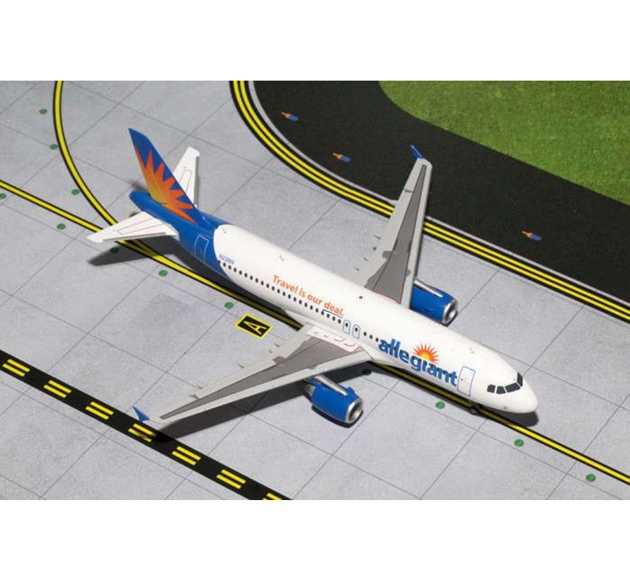 A320 Allegiant Air N221NV 1:200 with stand