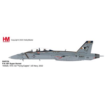 Hobby Master FA18F Super Hornet VFA-122 Flying Eagles NJ-122 CAG US Navy 2022 1:72 +preorder+