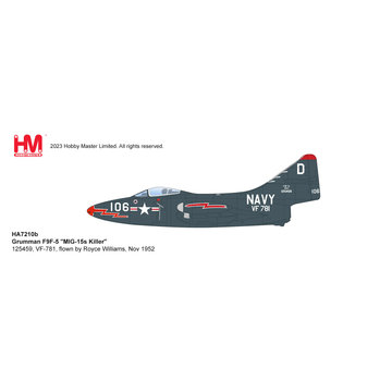 Hobby Master F9F5 Panther VF-781 D-106 "Mig Killer" US Navy Lt. Williams 1952 1:48 +preorder+