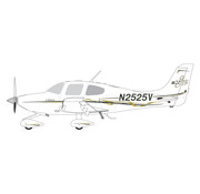 Gemini Jets Cirrus SR22 N2525V Sporty’s 1:72 **NEW MOULD!**