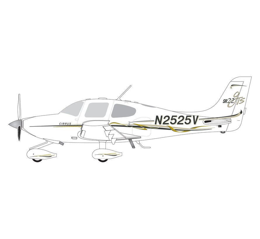 Cirrus SR22 N2525V Sportyâ€™s 1:72 **NEW MOULD!**