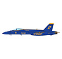 FA18E Super Hornet US Navy Blue Angels  #2 165664 1:72 with patch & stand