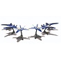 F18C Hornet Blue Angels US Navy 1:150 6 Piece Gift Set with stands