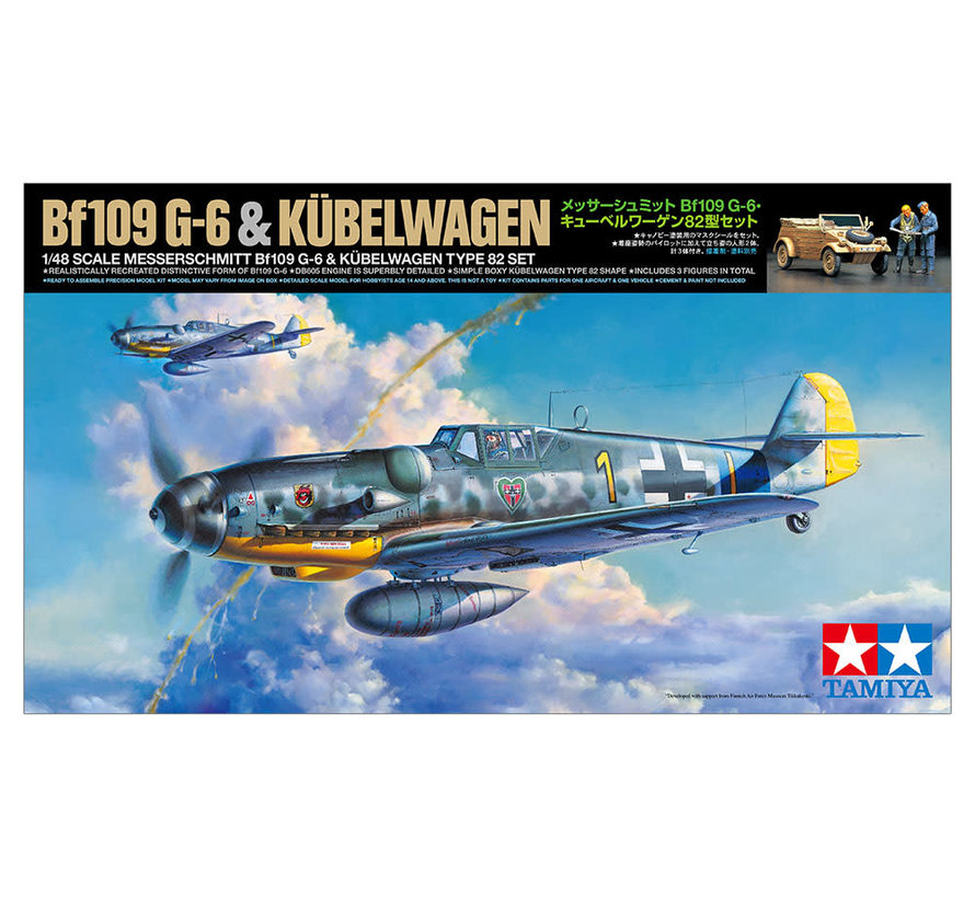 Bf109G-6 & Kubelwagen Type 82 Set 1:48 New 2023