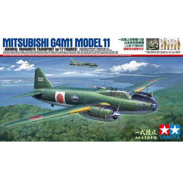Tamiya G4M1 Model 11 [Betty] Admiral Yamamoto Transport 1:48 New 2023
