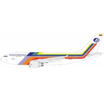 InFlight A310-300 Ecuatoriana HC-BRB 1:200 with stand