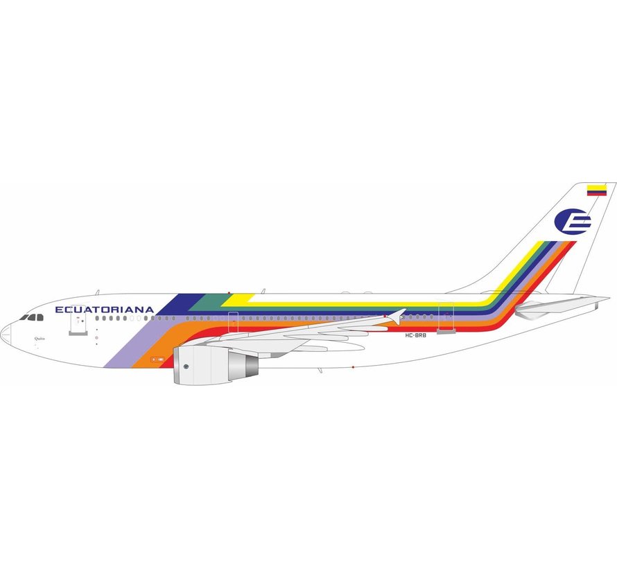 A310-300 Ecuatoriana HC-BRB 1:200 with stand