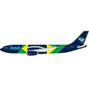 InFlight A330-243 Azul Brasileieras flag livery ORDEM DE PROGRESS PR-AIV 1:200 with stand