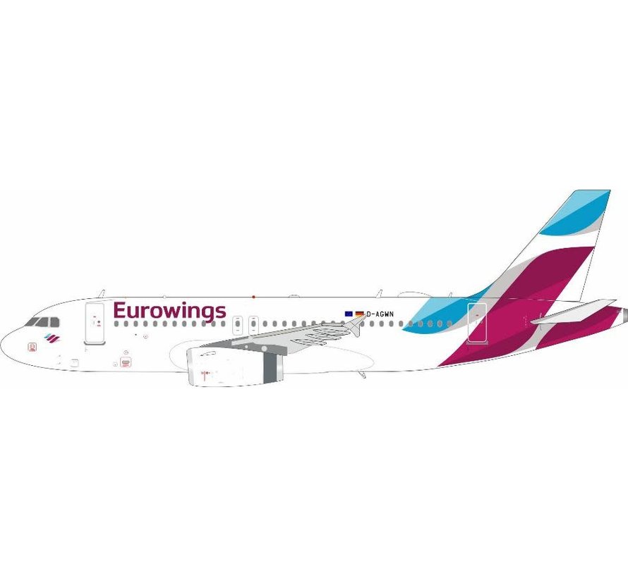 A319 Eurowings D-AGWN 1:200 with stand
