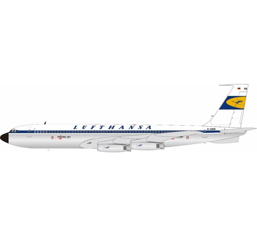 B707-430 Lufthansa 2nd livery D-ABOB 1:200 with stand +preorder+