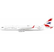 InFlight B757-200 British Airways Open Skies Union Jack Livery G-BPEJ 1:200 with coin