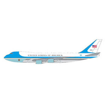 Gemini Jets VC25A (B747-200) Air Force One US Air Force 82-8000 1:200 with stand