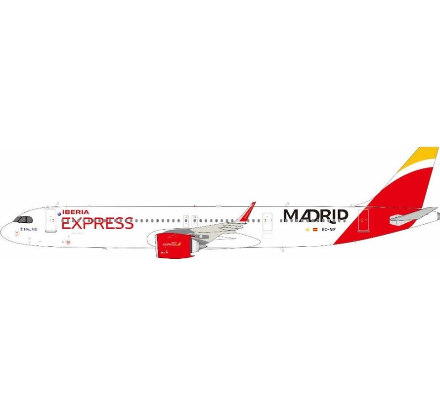 A321neo Iberia Express Madrid EC-NIF 1:200 with stand