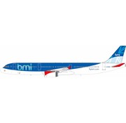 InFlight A321 BMI British Midland G-MEDM 1:200 with stand