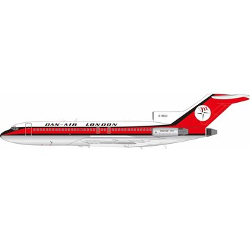 InFlight B727-100 Dan-Air London G-BEGZ 1:200 with stand