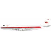 InFlight B747-100 TWA Trans World Airlines twin globe N93117 1:200 polished