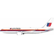 InFlight B767-200 United Saul Bass livery N611UA 1:200 with stand