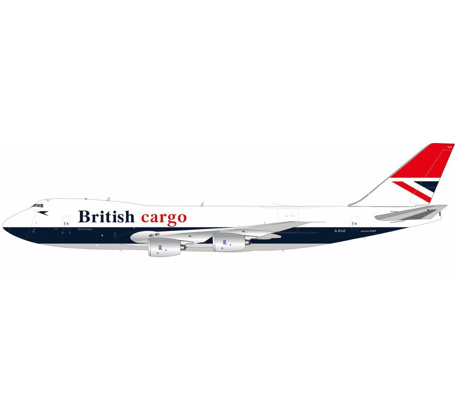 B747-200F/SCD British Airways Cargo Negus G-KILO 1:200 with coin