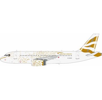 InFlight A319 British Airways gold feathers G-EUOH 1:200 with coin