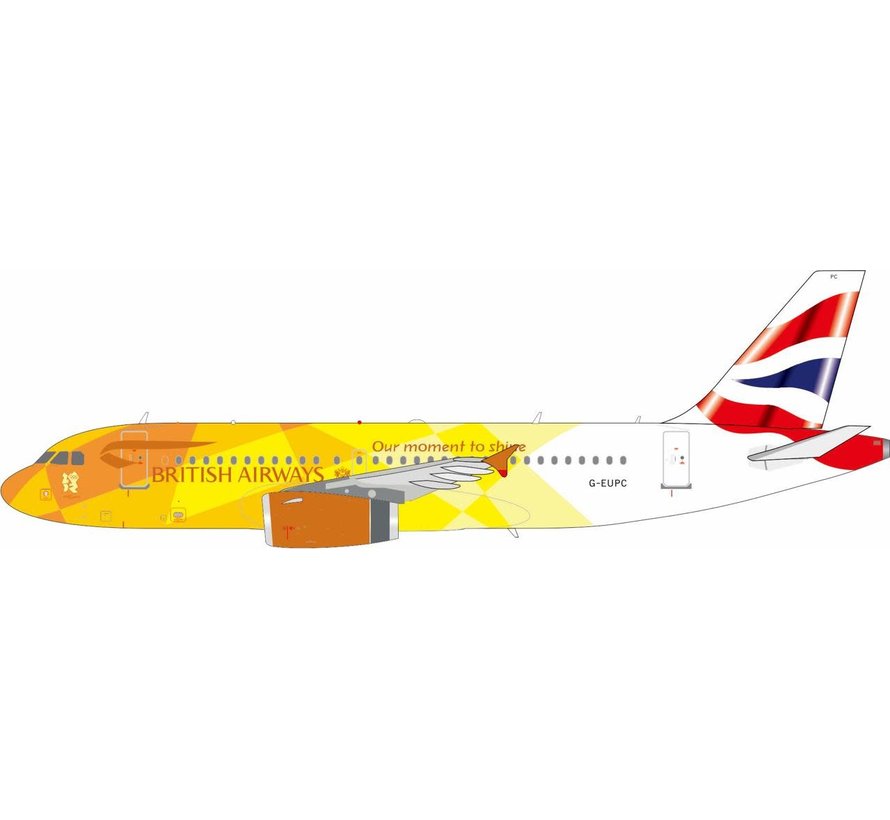 A319 British Airways Our Moment to Shine G-EUPC 1:200 with coin +preorder+