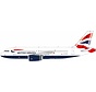 A319 British Airways Union Jack G-EUPU 1:200 with coin