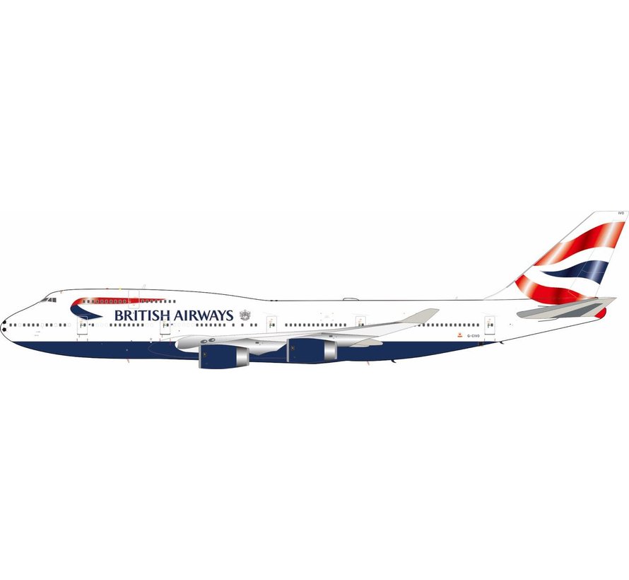 B747-400 British Airways Union Jack livery football nose G-CIVO 1:200