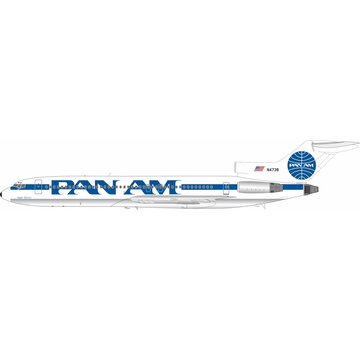 InFlight B727-200 Pan Am billboard with cheatline (experimental) N4738 1:200 +preorder+