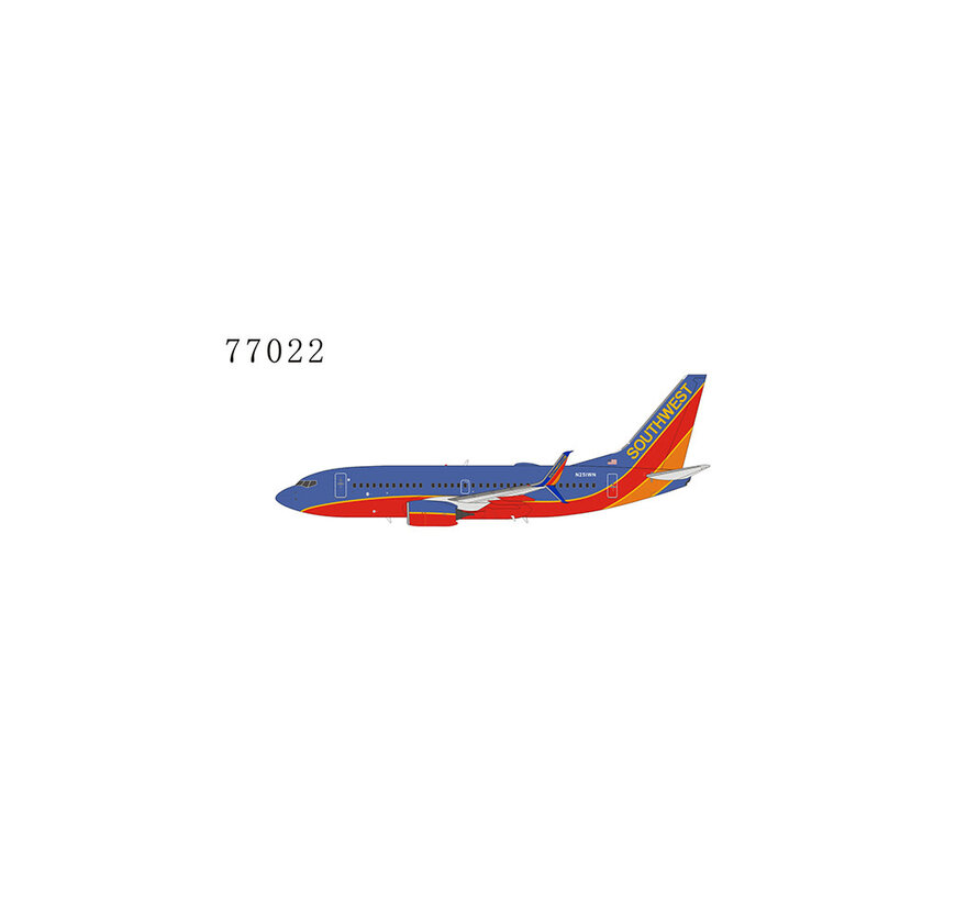 B737-700S Southwest Airlines Canyon Blue N251WN 1:400 scimitars