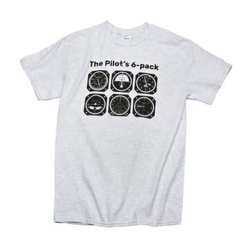 Sporty's The Pilot's Six Pack T-Shirt