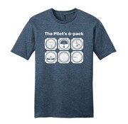 Sporty's The Pilot's Six Pack T-Shirt