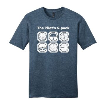 Sporty's The Pilot's Six Pack T-Shirt