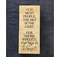 Sky is Home Reclaimed Wooden Sign  6" x 14"