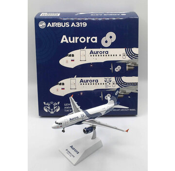 JC Wings A319 Aurora Amur Tiger VQ-BBD 1:200 with stand