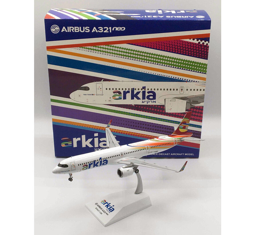 Airbus A321neo Arkia 4X-AGK 1:200 with stand (2nd)