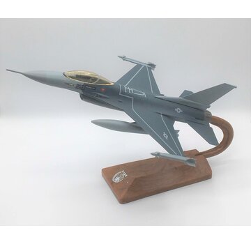 F16 Fighting Falcon USAF grey display model 1:48 with stand