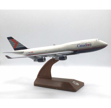 B747-400 Canadian Airlines chevron livery C-GMWW 1:200 with stand