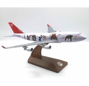 B747-400 Northwest World Plane 50 Years Bridging the Pacific 1:200 with stand